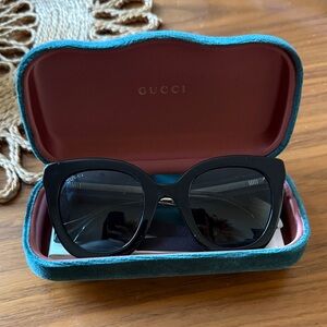 Gucci Black Square Sunglasses